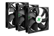 Wentylator obudowy - Inter-Tech Lüfter 120*120*25 IPC Fan Set 3xLüfter - Wentylator obudowy - 120mm - Czarny - 88887289