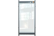 Przegroda biurowa - Nobo Przegroda na stół PVC modułowa Mała 40x82cm - 1915549