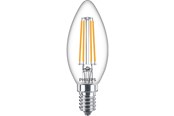 Zarówka LED - Philips Żarówka światła LED Classic Candle 6.5W/827 (60W) Clear E14 - 929002028055