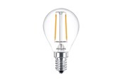 Zarówka LED - Philips Żarówka światła LED Classic Candle 2W/827 (25W) Clear E14 - 929001238695