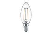 Zarówka LED - Philips Żarówka światła LED Classic Candle 2W/827 (25W) Clear E14 - 929001238395