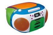 Radio DAB i budzik - Lenco SCD-971 - Portable FM radio CD/Cassette player - Multi colour - FM - Stereo - PA-90