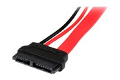Kabel SATA & ATA - StarTech.com 6in Slimline SATA to SATA Adapter with Power - Slim SATA (F) to SATA (M) - Slimline Serial ATA to SATA (SLSATAADAP6) - SATA adapter - SLSATAADAP6