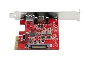 Kontroler, sterownik - StarTech.com 2-Port 10Gbps USB-A & USB-C PCIe Card Adapter - USB 3.1 Gen 2 PCI Express Expansion Add-On Card - Windows macOS Linux - USB adapter - PEXUSB311AC3