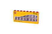 Pokój dzieciecy - LEGO Gablotka z miejscem na 16 figurek, czerwona - RC40660001