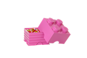Pokój dzieciecy - LEGO Pudełko do przechowywania z 4 wypustkami, fioletowe - 40031739
