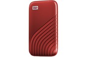 Dysk SSD - SANDISK WD My Passport SSD - 1TB - Czerwony - Zewnętrzny dysk twardy SSD - WDBAGF0010BRD-WESN