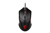 Myszka - MSI Maus Clutch GM08 Gaming Maus Black USB - Myszy - Optyczny - 6 - Czarny - S12-0401800-CLA