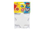 Kreatywne gry - Hama Ironing beads Pegboards-heart and Star - 4452