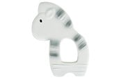 Zabawki dla niemowlat - Tikiri Rubber Zebra Teether - TK-91505