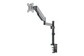 Uchwyt na monitor - IC INTRACOM Manhattan Monitor Desk Mount (clamp & grommet) 1 screen 3 pivots (full motion) 10-32" Vesa 75x75 to 100x100mm Gas Spring Max 8kg Black - 461580