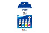 Tusz, toner i material eksploatacyjny - Epson EcoTank 664 - (Yellow Black Cyan Magenta) Ink - C13T664640