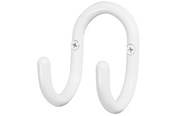 Wsporniki i zawiasy  - Home>it Hat hook double A3 - white - 10011