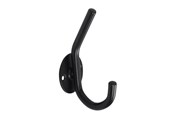 Wsporniki i zawiasy  - Home>it Hat hook single A4 - black - 10023