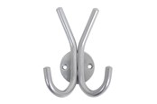 Wsporniki i zawiasy  - Home>it Hat hook double A10 - satin - 10055