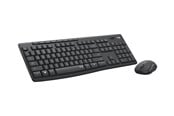 Klawiatura - Logitech MK295 Silent Wireless Combo - Graphite - UK - Zestaw klawiatura i mysz - Angielski - Czarny - 920-009799