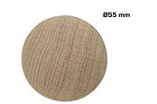Wsporniki i zawiasy  - Home>it Wooden knob Ø55 mm – oak - 12802