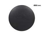 Wsporniki i zawiasy  - Home>it Wooden knob Ø90 – black - 12822