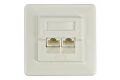 Akcesoria sieciowe - Deltaco Unshielded wall RJ45 plug - VR-127