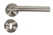 Wsporniki i zawiasy - Home>it Door handle 19mm L handle DESIGN - stainless steel - 13322