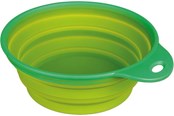 Psy - Trixie Silicone travel bowl 1 L 18 cm. green - TX-25018