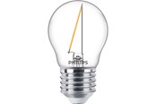 Zarówka LED - Philips Żarówka światła LED Classic Krone 1.4W/827 (15W) Clear E27 - 929002370301