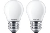 Zarówka LED - Philips Żarówka światła LED Classic Mini-ball 2.2W/827 (25W) Frosted 2-pack E27 - 929001345670