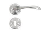 Wsporniki i zawiasy  - Home>it Brushed steel door handle - 13366