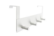 Wsporniki i zawiasy - Home>it Coat rack for door - 4 pegs - Matt white - 13568