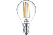 Żarówka LED - Philips Żarówka światła LED Classic Mini-ball 4.3W/827 (40W) Clear E14 - 929001890455