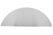 Akcesoria kuchenne - Home>it Kitchen splash plate curved 800 x 400mm - stainless steel - 13902