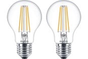 Zarówka LED - Philips Żarówka światła LED Classic Standard 7W/827 (60W) Clear 2-pack E27 - 929001387368