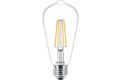 Zarówka LED - Philips Żarówka światła LED Classic Edison 7W/827 (60W) Clear E27 - 929001387655