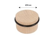 Wsporniki i zawiasy - Home>it Door stopper Ø76 mm - oak - 12228