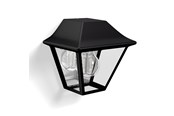 Lampy - Philips Alpenglow wall lantern black 1x42W 230V - 915005382001
