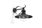 Lampy - Philips Topiary wall lantern black 1x60W 230V - 915005308701