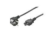 Kabel zasilajacy (wewnetrzny) - Pro Kabe zasilania C5 (Mickey Mouse) - Czarny - 90° - 3m - PC-C5B-3M-B