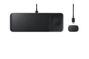 Telefon - Adapter i Ładowarka - Samsung Wireless Charger Trio (Incl. Power Adapter) - Black - EP-P6300TBEGEU
