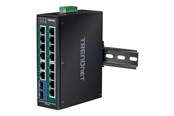 Switch - TRENDnet TI-PG162 - Industrial - switch - 16 ports - unmanaged - TI-PG162