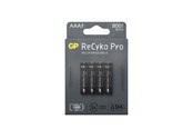 Bateria - GP ReCyko Pro AAA-batteri 800mAh 4-pack - 201221