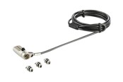 Akcesoria komputerowe - StarTech.com 6' (2m) 3-in-1 Universal Laptop Cable Lock - 4-Digit Combination Security Lock for K-Slot Nano & Wedge Slot Desktop/Laptop security cable lock - LTULOCK4D