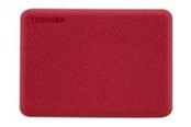 Dysk zewnetrzny - Toshiba Canvio Advance - Zewnętrzny dysk - 4TB - Czerwony - HDTCA40ER3CA