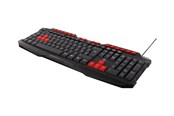 Klawiatura - Deltaco GAMING - Klawiatura gamingowa - Angielski (UK) - Czarny - GAM-024UK