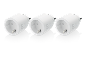 Inteligentny dom - Deltaco SMART HOME switch WiFi 2.4GHz 1xCEE 7/3 10A timer 220-240V 3-pack white - SH-P01-3P