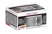 Kuchenka mikrofalowa, mini piekarnik - ProfiCook PC-MWG 1176 H - microwave oven with convection and grill - freestanding - silver - PC-MWG 1176 H
