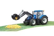 Samochody i pojazdy - Bruder New Holland T7.315 traktor z ładowaczem czołowym - 03121
