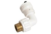 Systemy Alu pex - Henco bent 90° male iron adapter 26x3/4 - 5SK-2605