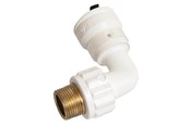 Systemy Alu pex - Henco bent 90° male iron adapter 16x1/2 - 5SK-1604