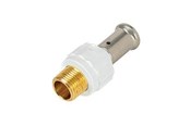 Systemy Alu pex - Henco straight male iron adapter 26 mm x 1 - 17PKW-2606-N
