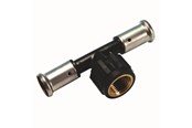 Systemy Alu pex - Henco t-female iron centre 63 x 2 x 63 mm - 13PK-631063-N